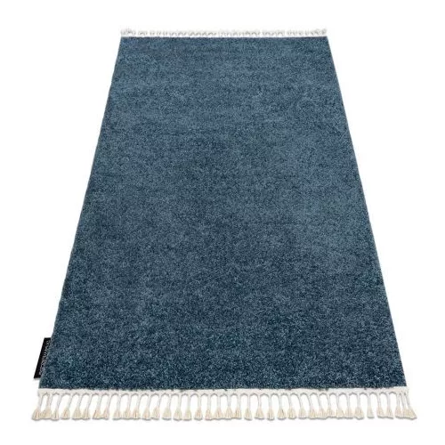 TOP! Kab. Szőnyeg BERBER 9000 kék Rojt shaggy 240x330 cm