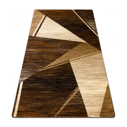 TOP! Kab. Royal szőnyeg HE397 Geometriai - barna / bézs 150x230 cm