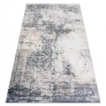 TOP! Kab. ANDRE 1016 mosható szőnyeg vintage csúszásgátló - bézs 120x170 cm