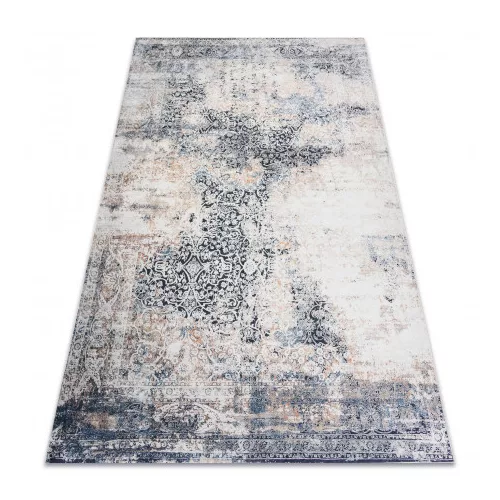 TOP! Kab. ANDRE 1016 mosható szőnyeg vintage csúszásgátló - bézs 120x170 cm