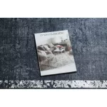 TOP! Kab. ANDRE 1486 mosható szőnyeg vintage csúszásgátló - fekete / fehér 120x170 cm