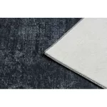 TOP! Kab. ANDRE 1486 mosható szőnyeg vintage csúszásgátló - fekete / fehér 80x150 cm