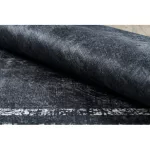 TOP! Kab. ANDRE 1486 mosható szőnyeg vintage csúszásgátló - fekete / fehér 80x150 cm