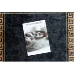 TOP! Kab. ANDRE 1972 mosható szőnyeg Keret medúza görög csúszásgátló - fekete / arany  120x170 cm