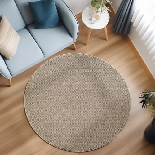 TOP! Ay. LOOM 4300 200 x 200 cm bézs modern kör szőnyeg