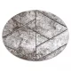 TOP! Kab. Modern COZY szőnyeg 8872 Kör Wall, Geometriai, háromszögek - barna kör 160 cm