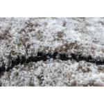 TOP! Kab. Modern COZY szőnyeg 8872 Kör Wall, Geometriai, háromszögek - barna kör 160 cm