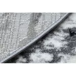 TOP! Kab. Modern COZY szőnyeg 8871 Kör, Marble, Márvány  - Structural két szintű gyapjú szürke kerék 100 cm