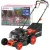 TOP! Benzinmotoros fűnyíró, Strend Pro Garden QL41S-139, fekete/piros, vágásszélesség: 40,6 cm, Loncin LC1P65FE-4 motor, 139 cm3, 4 ütemű, 2400 W, 3,2 LE, 3600 fordulat/perc, 45 l gyűjtőkosár, önjáró