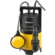 TOP! Elektromos iszapszivattyú, Strend Pro Garden ZSPW400-D, sárga/fekete, 400 W, 10 m kábel, maximális emelőmagasság: 5 m, 133 l/perc, szennyvízhez, úszókapcsolós, 35 mm szemcseméretig