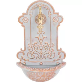   TOP! Falikút, Strend Pro Garden LT-H20682, 22 × 10 × 37 cm, zöld, réz megjelenésű, alumínium, időjárásálló, könnyen összeszerelhető