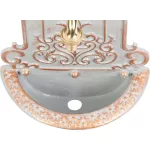 TOP! Falikút, Strend Pro Garden LT-H20682, 22 × 10 × 37 cm, zöld, réz megjelenésű, alumínium, időjárásálló, könnyen összeszerelhető
