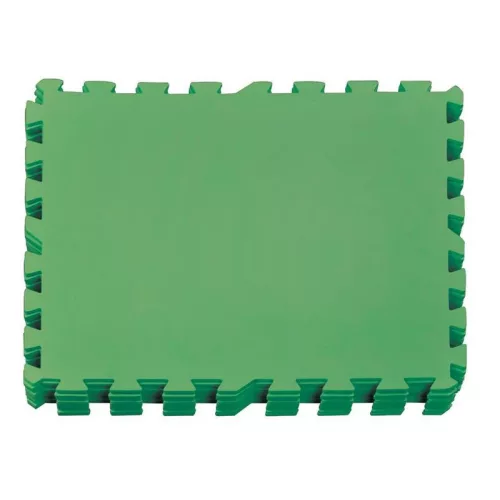 TOP! EVA medence szőnyeg, 500 x 500 x 4 mm, zöld, 9 db