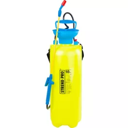   TOP! Háti permetező, Strend Pro Goodfarm, 10 liter, sárga, kézi pumpás, kényelmes vállpántos kialakítás, strapabíró tartály