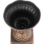 TOP! Virágcserép Strend Pro Antik, talppal, 30x30 cm, arany, fémes hatású