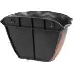 TOP! Virágcserép Strend Pro Wave, 26x18 cm, arany, fémes hatású, függő