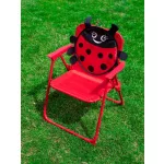 TOP! Kerti készlet LEQ MELISENDA Mariquita, katicabogár, napernyő 105 cm, asztal 50 cm, 2 szék, gyermek