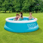TOP! Felfújható medence, Intex Easy Set, 183 x 51 cm, kék, kerek, PVC, UV-álló, 880 l (28101)