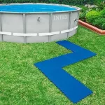 TOP! INTEX medence szőnyeg, 10mm, 2 m2/csomag , kék (29081)