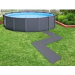 TOP! INTEX medence szőnyeg, 5mm, 2 m2/csomag, szürke (29084)