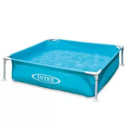 TOP! INTEX Metal medence 1,22m x 1,22m x 30cm, kék (57173)