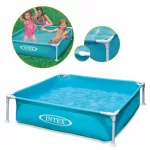 TOP! INTEX Metal medence 1,22m x 1,22m x 30cm, kék (57173)