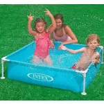 TOP! INTEX Metal medence 1,22m x 1,22m x 30cm, kék (57173)