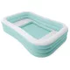 TOP! Családi medence, Intex Swim Center Family Lounge, 264 × 165 × 56 cm, kék, 780 literes, felfújható, beépített ülésekkel (58497)