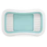 TOP! Családi medence, Intex Swim Center Family Lounge, 264 × 165 × 56 cm, kék, 780 literes, felfújható, beépített ülésekkel (58497)