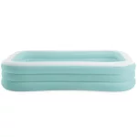 TOP! Családi medence, Intex Swim Center Family Lounge, 264 × 165 × 56 cm, kék, 780 literes, felfújható, beépített ülésekkel (58497)
