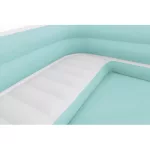 TOP! Családi medence, Intex Swim Center Family Lounge, 264 × 165 × 56 cm, kék, 780 literes, felfújható, beépített ülésekkel (58497)