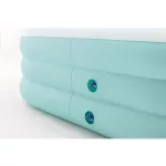 TOP! Családi medence, Intex Swim Center Family Lounge, 264 × 165 × 56 cm, kék, 780 literes, felfújható, beépített ülésekkel (58497)