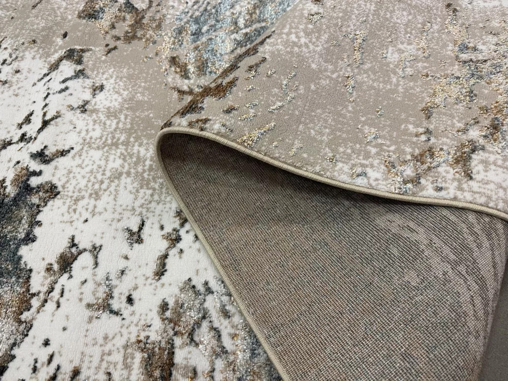 Den. Athén 7912 Szürke-Arany 160x230cm Modern szőnyeg