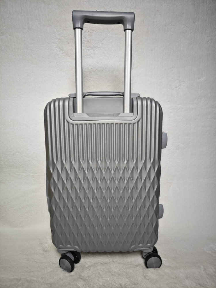 Fancy szürke keményfalú bőrönd 66cmx43cmx27cm-közepes méretű bőrönd
