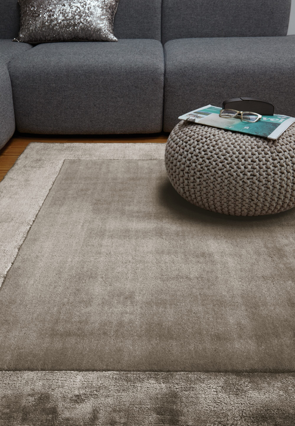 ASY Ascot szőnyeg 160x230cm Taupe