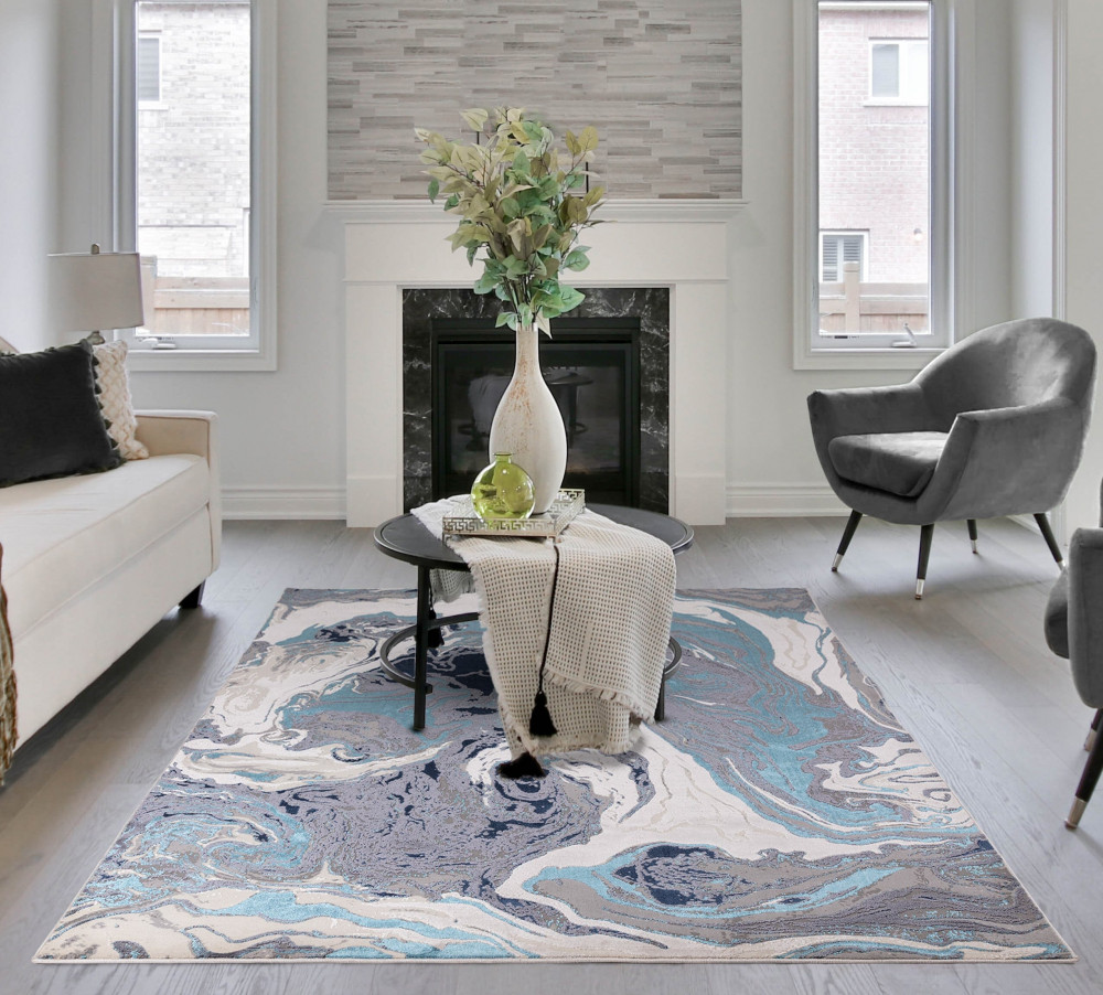 ASY Aurora 120x170cm Ocean szőnyeg AU18