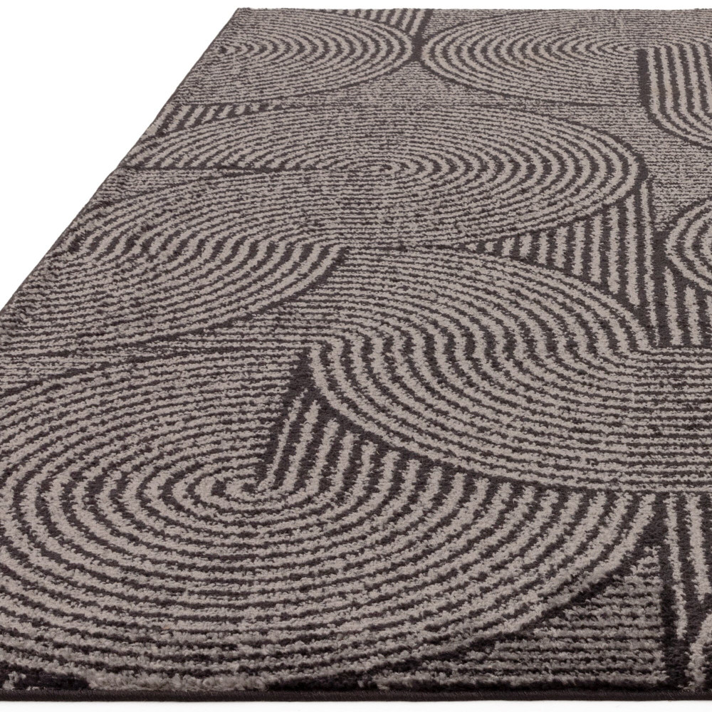 ASY Muse 120x170cm Charcoal Swirl szőnyeg MU01