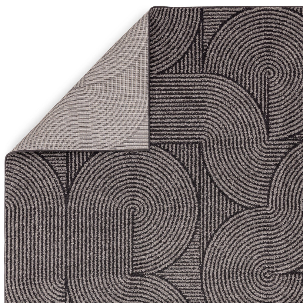 ASY Muse 120x170cm Charcoal Swirl szőnyeg MU01