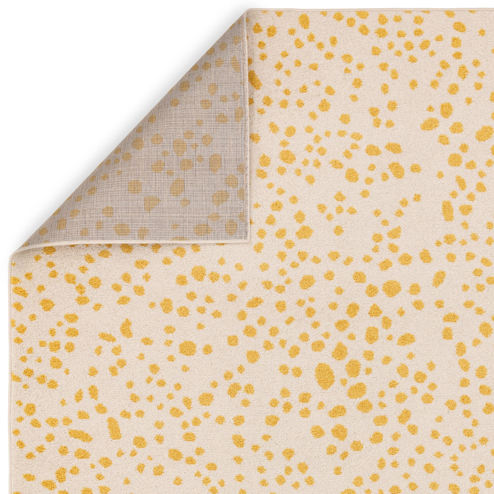 ASY Muse 120x170cm sárga Spotty szőnyeg MU12