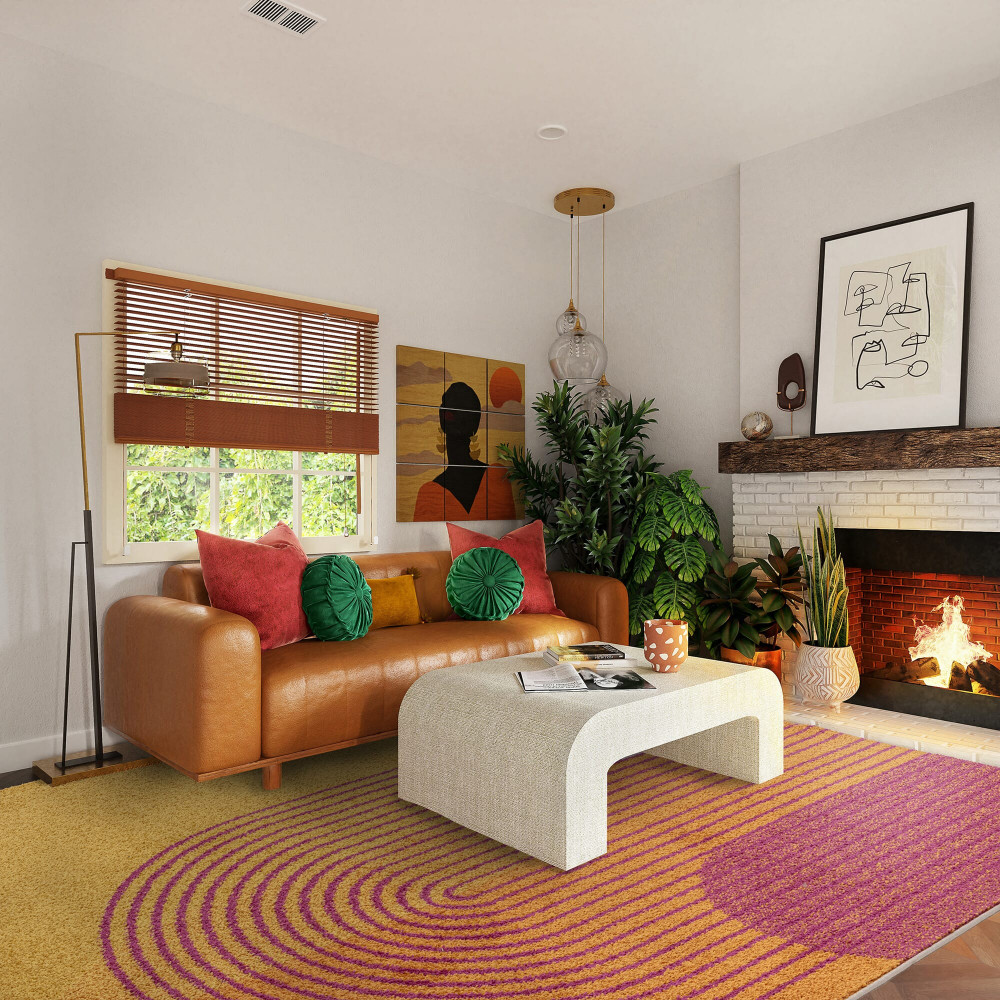 ASY Muse 120x170cm Orange Retro Rug MU13 szőnyeg