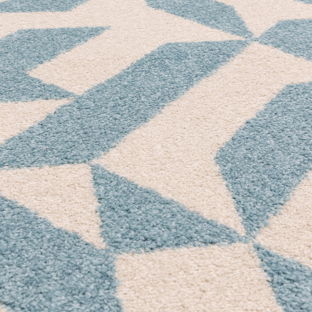 ASY Muse 160x230cm Blue Shapes Rug MU03 szőnyeg