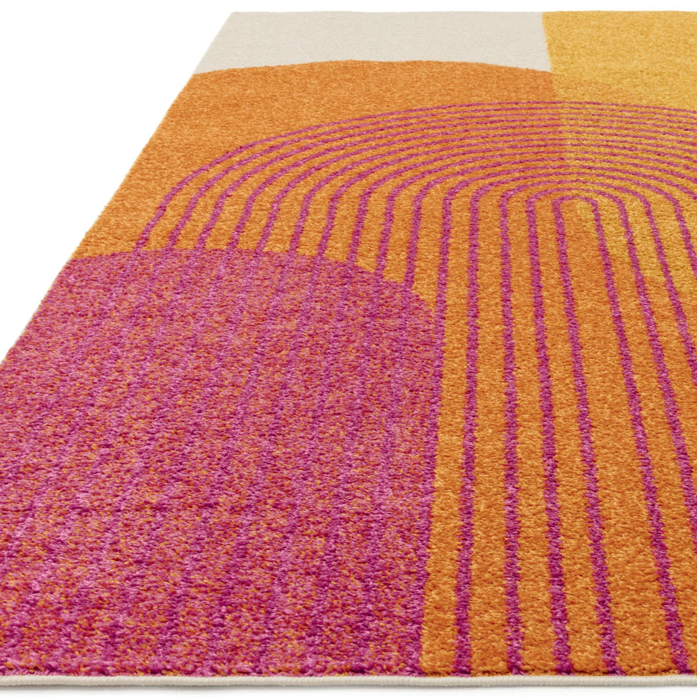 ASY Muse 160x230cm Orange Retro Rug MU13 szőnyeg