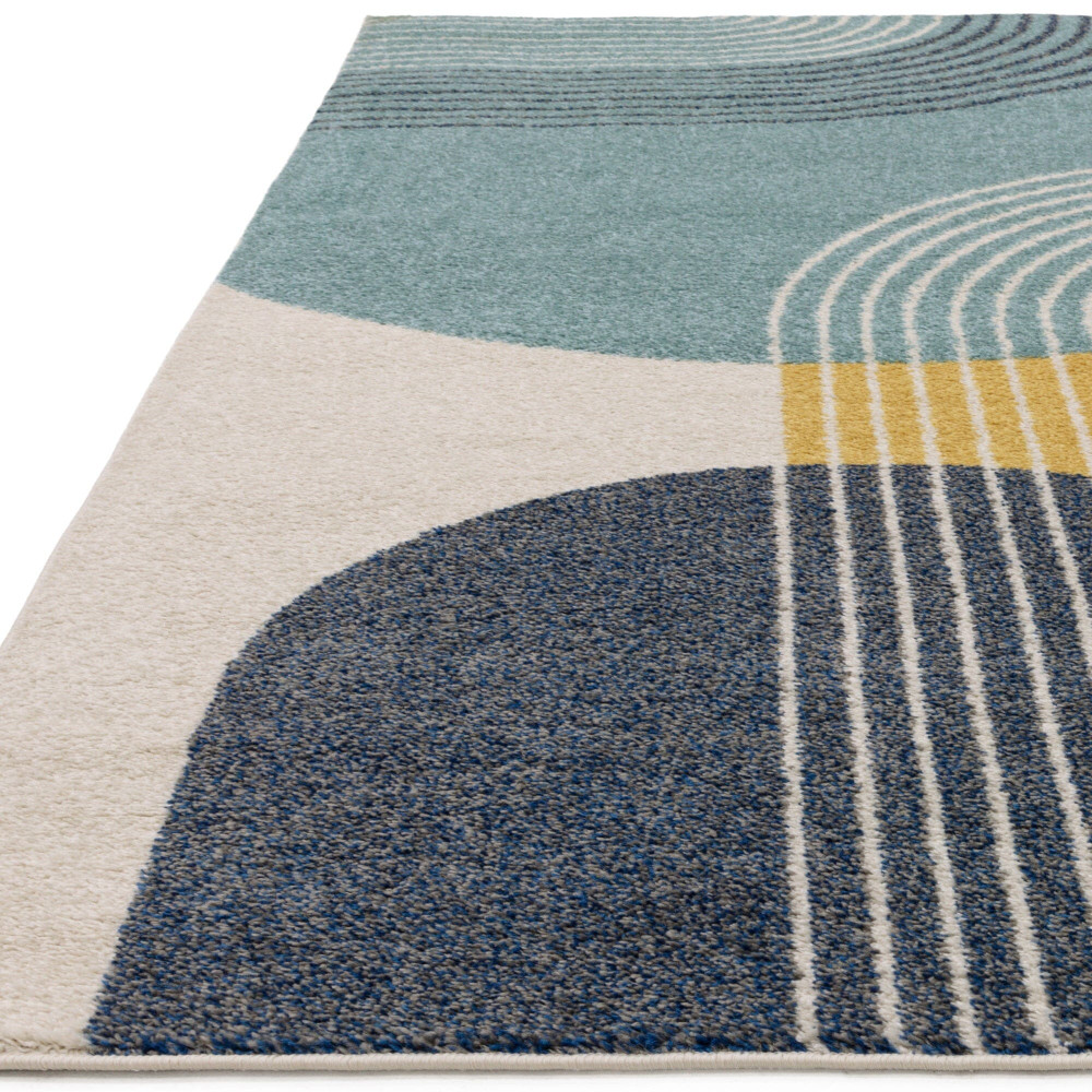 ASY Muse 160x230cm Blue Retro Rug MU15 szőnyeg