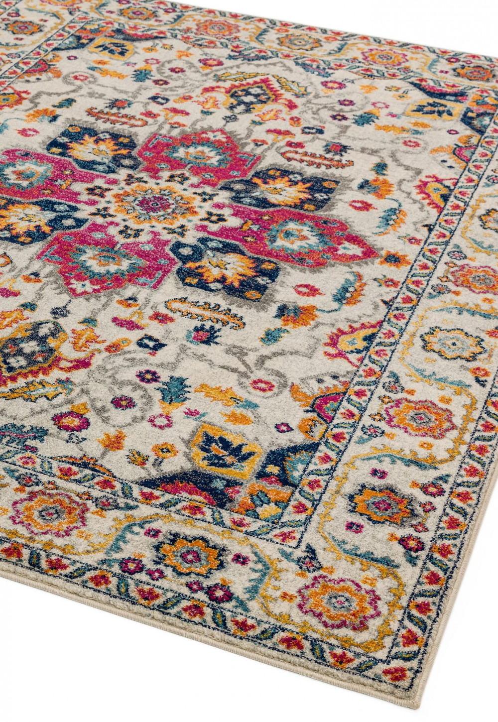 ASY Nova 160x230cm White Multi Rug NV24