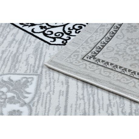 Kab. Modern GLOSS szőnyeg 8490 52 elegáns, elefántcsont / szürke 120x170 cm