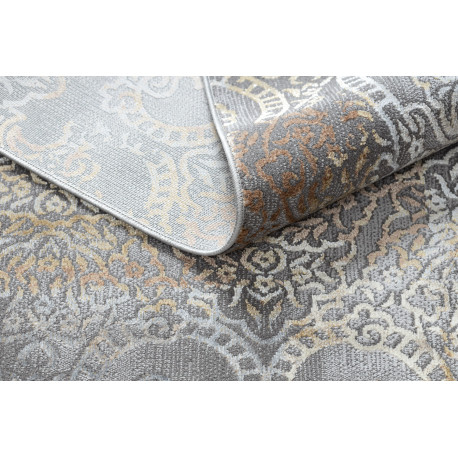 Kab. Modern LUCE 84 vintage - szürke / mustár 154x220 cm szőnyeg