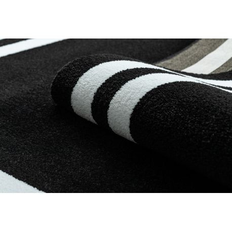 Kab. HAMPTON szőnyeg kör fekete 120 cm
