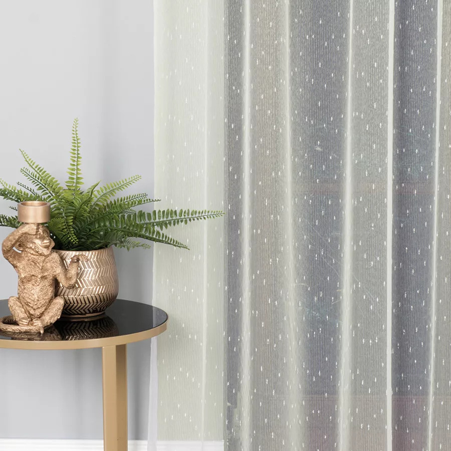 TRD. Kész függöny Lux krém Noppe mintás 150x260cm