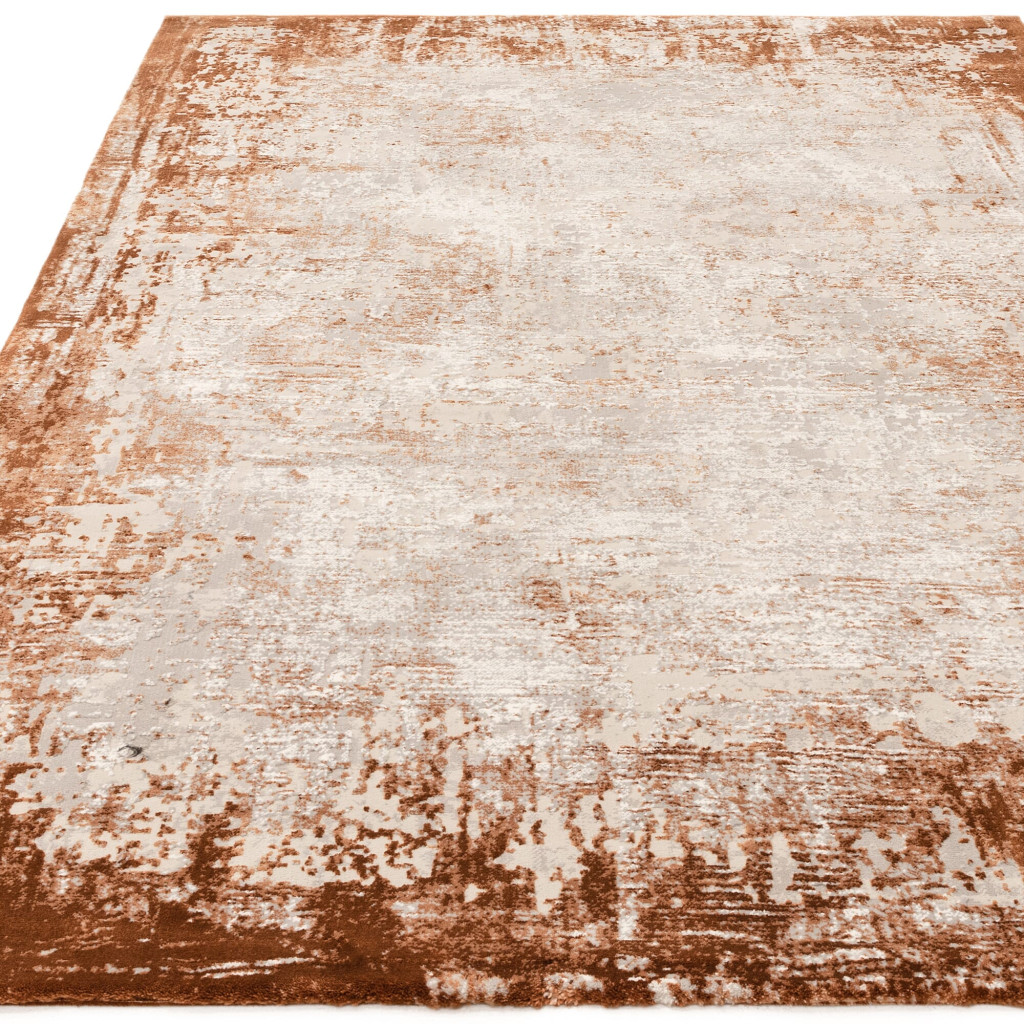 ASY pl Kuza 160x230cm Border Terracotta