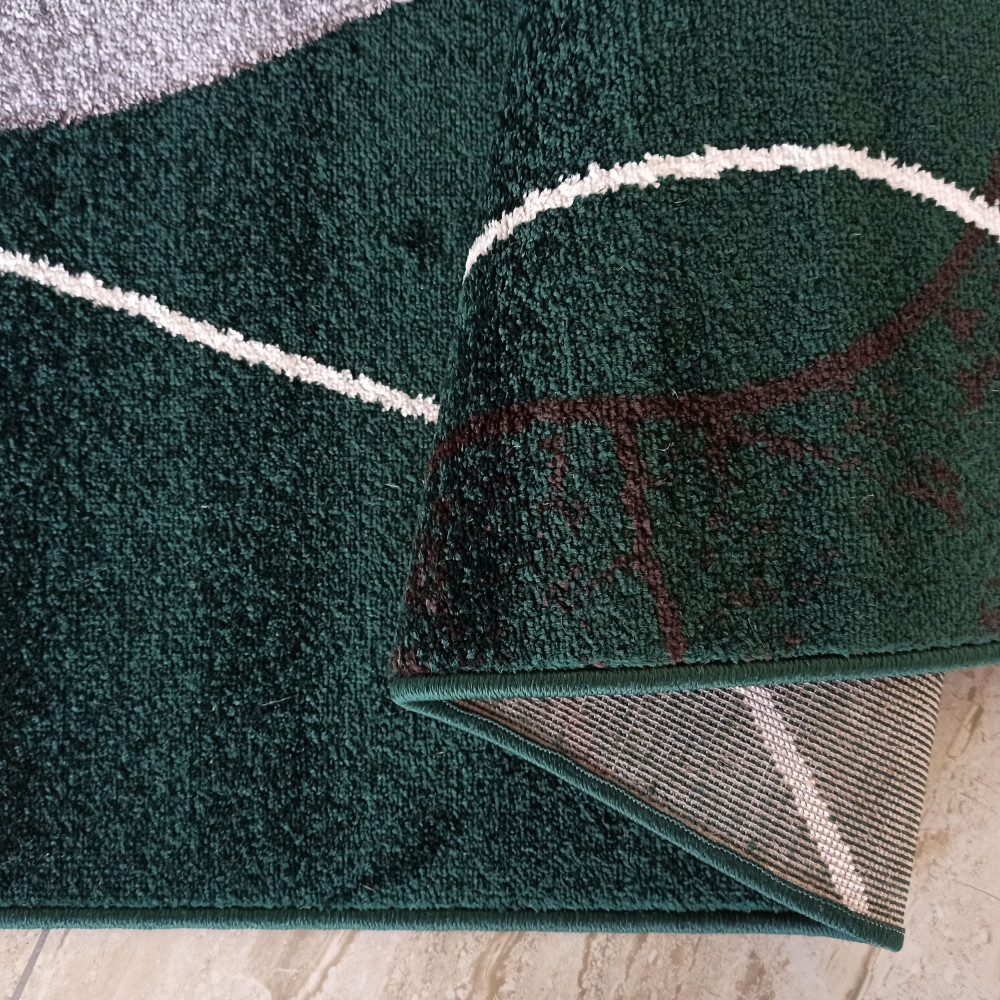 Szőnyeg Dy. Otto 05 szürke-zöld 120 x 170 cm